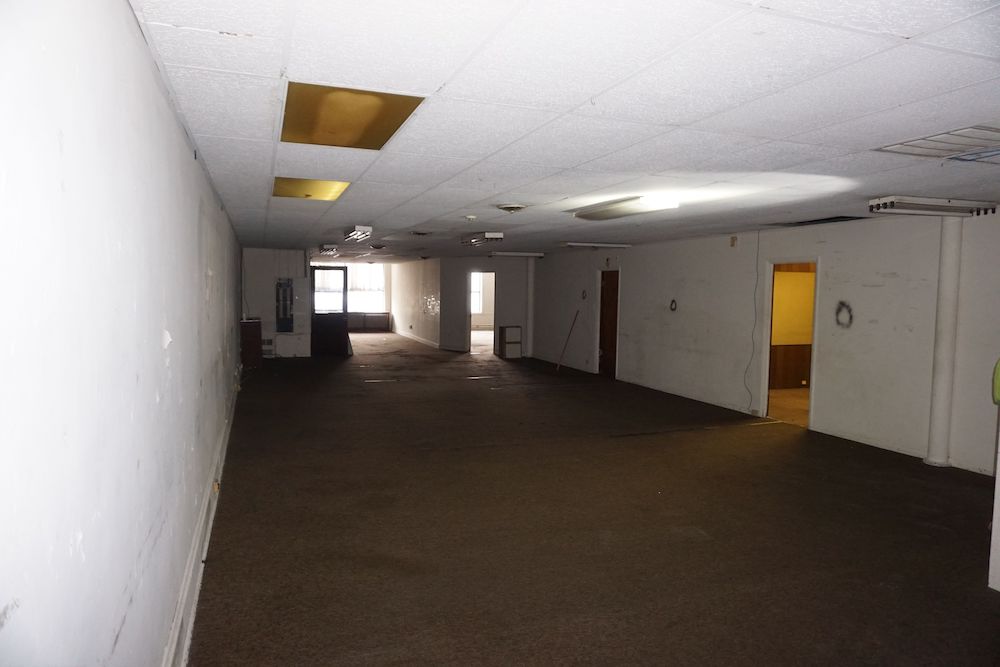 commercial construction before image
